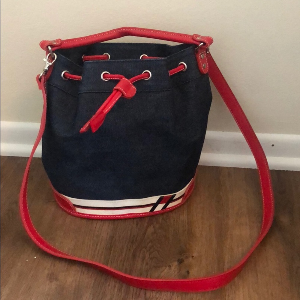 Tommy Hilfiger Original Denim Bucket Bag: Like New